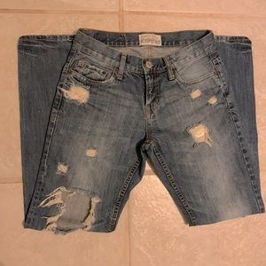 Mens 28/30 Aeropostale distressed ripped jeans
